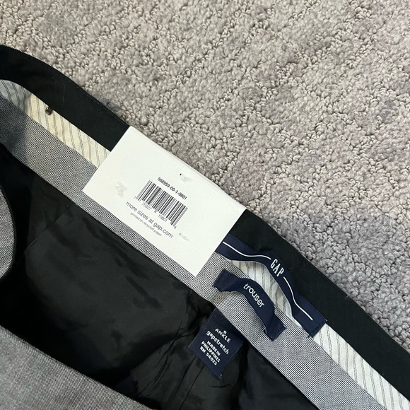 Gap Stretch Ankle Straight Leg Trousers Gray - Picture 3 of 5